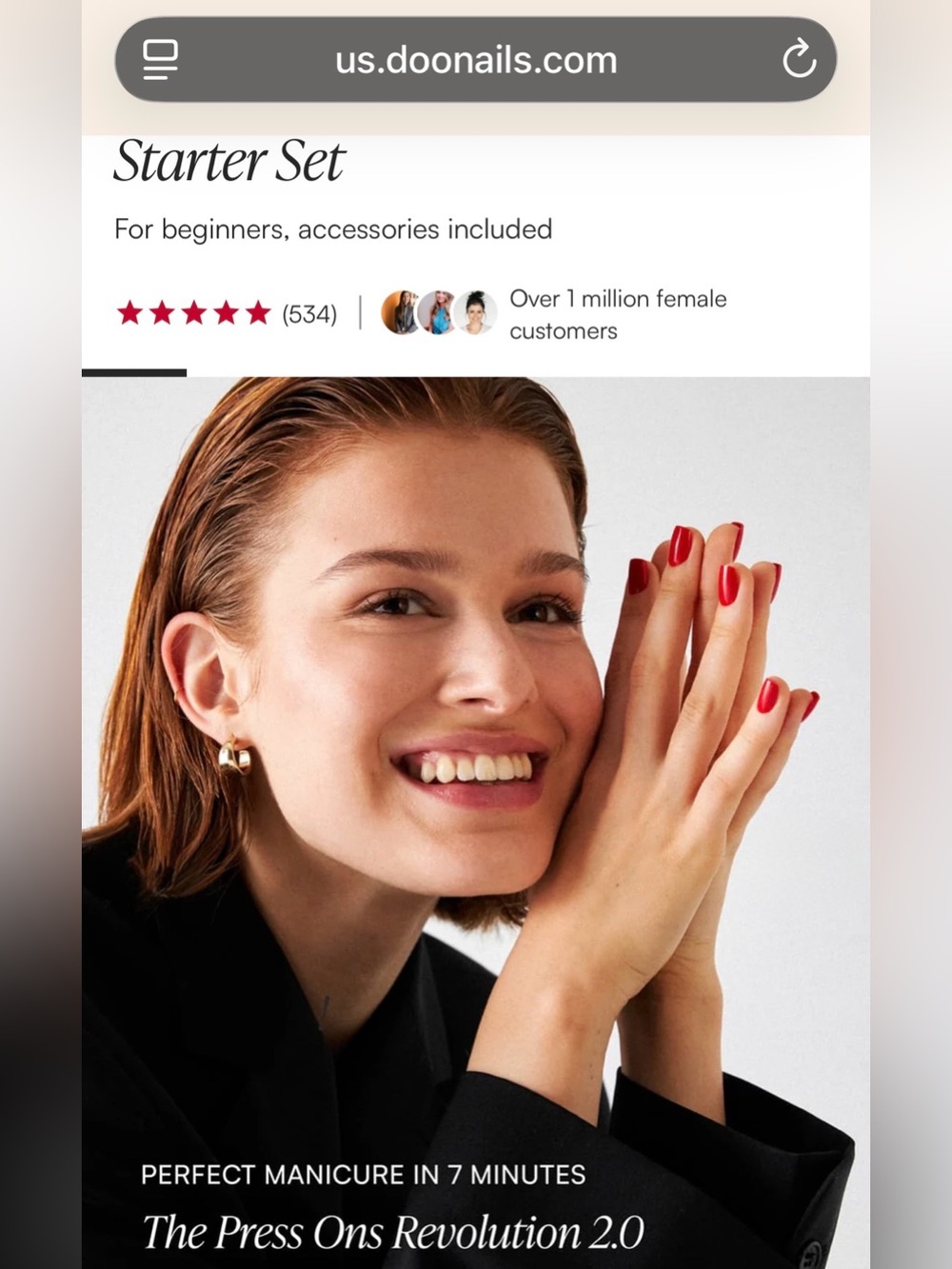 DooNails Starter Set Press-On Manicures